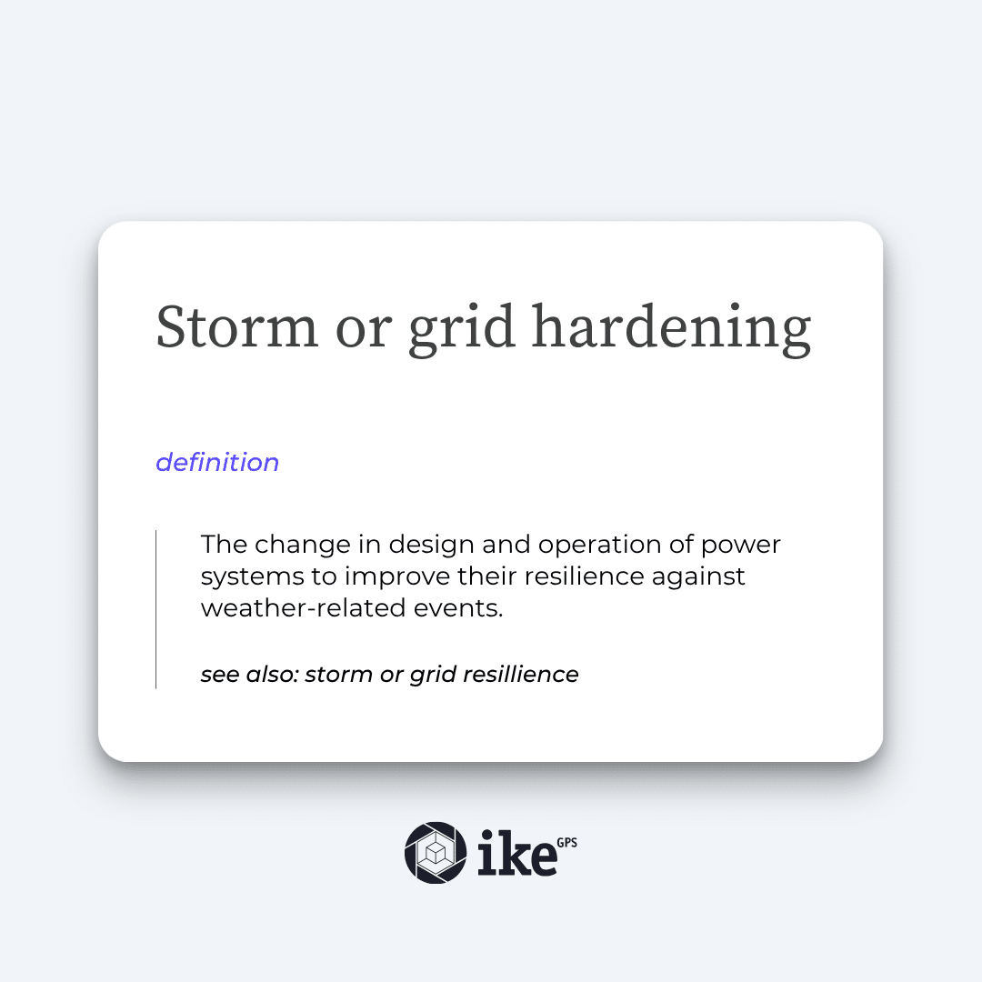 Storm hardening definition