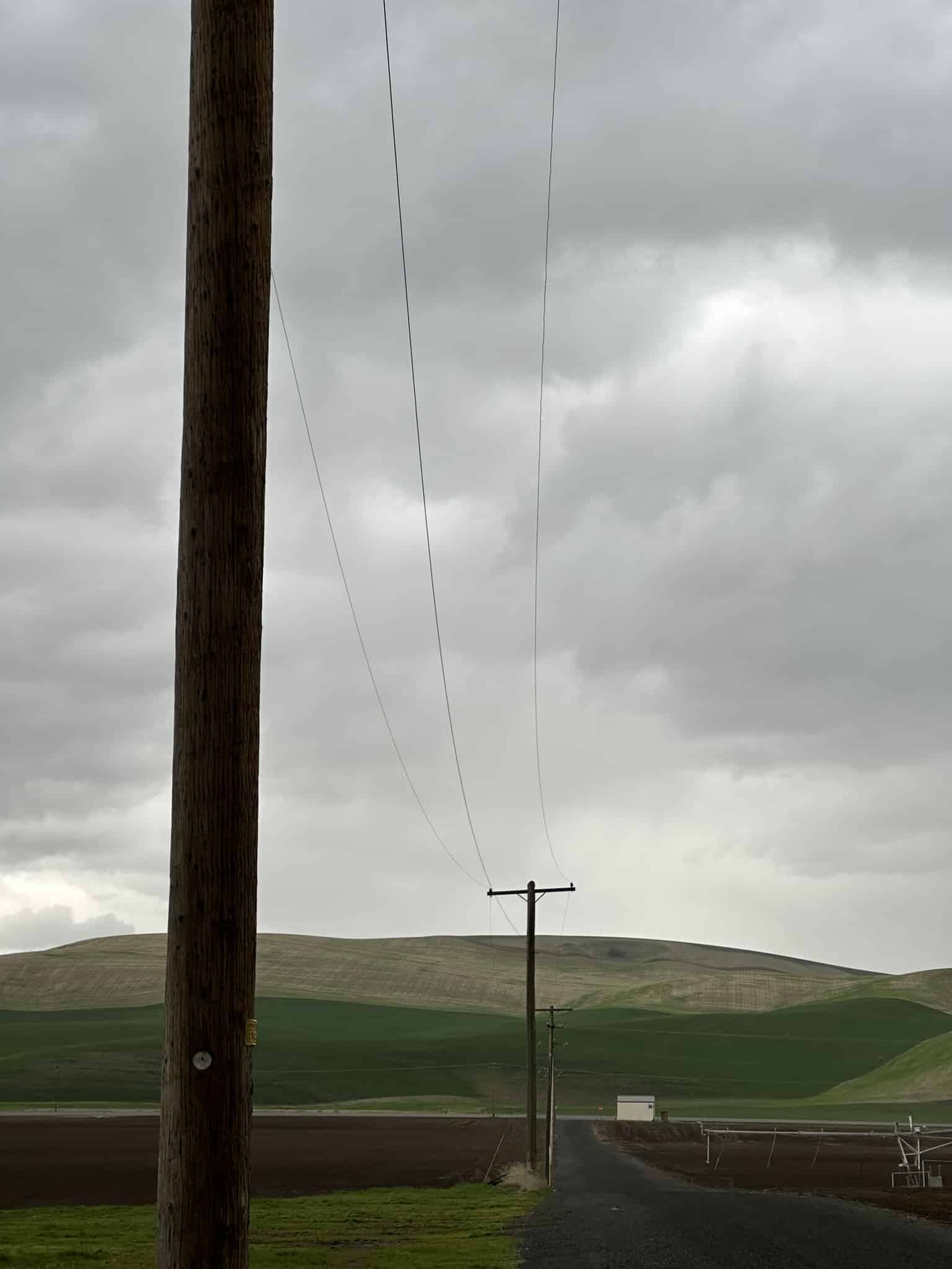 Wind blowing wire
