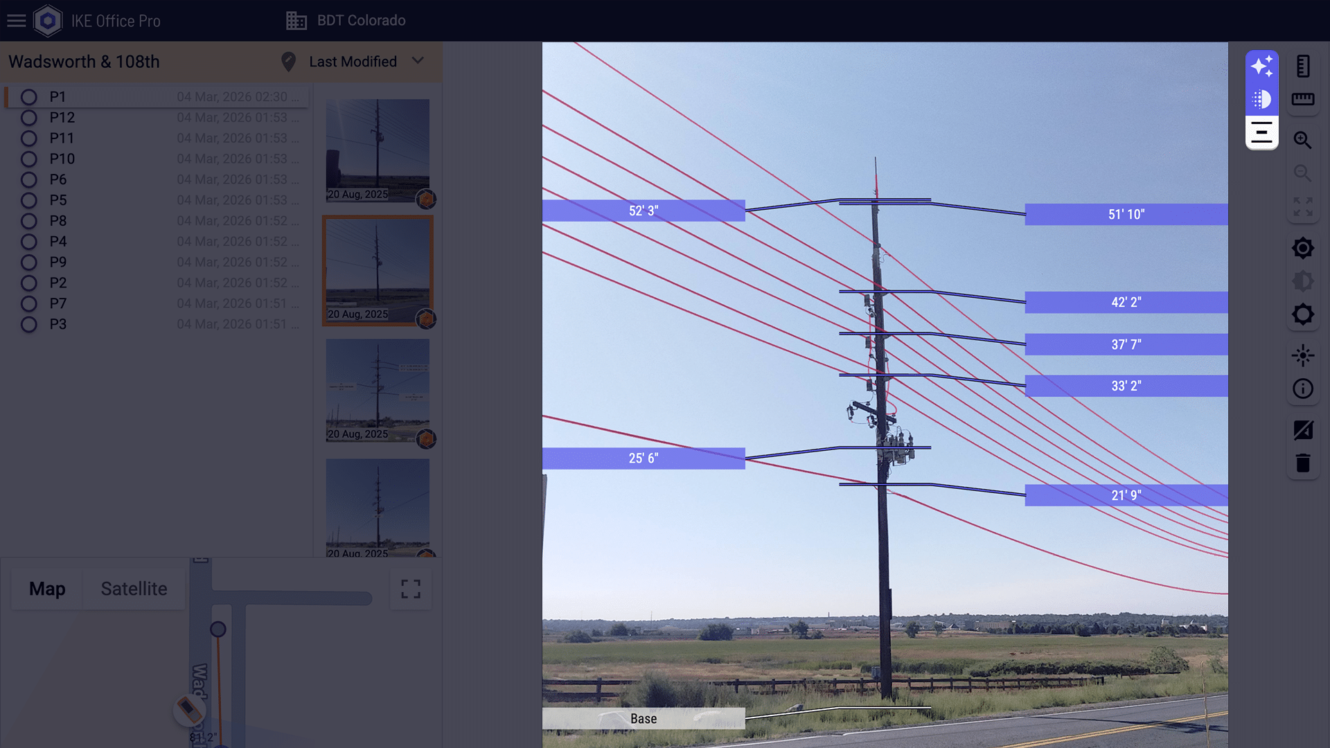 PolePilot for IKE Office Pro with auto annotations