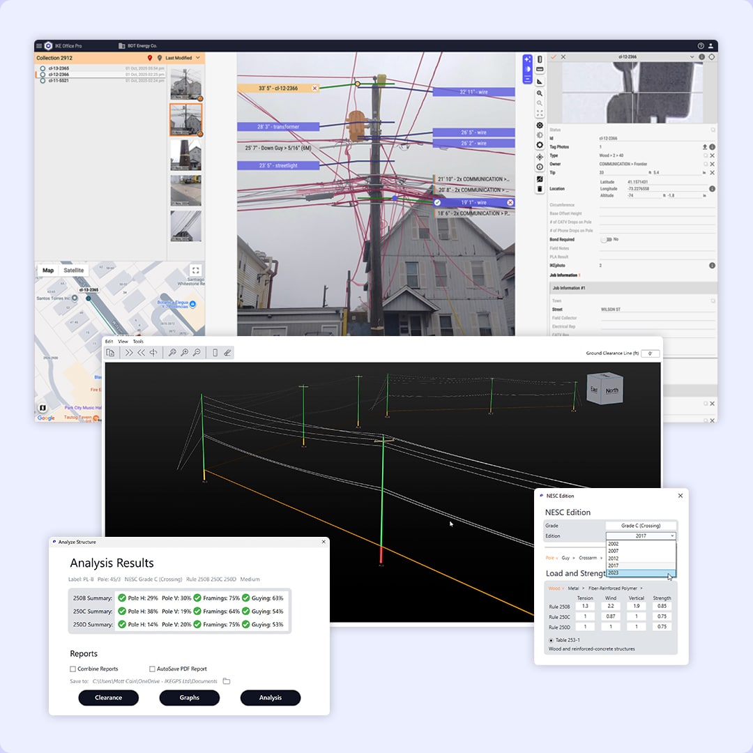 IKE's solutions including IKE Office Pro and IKE PoleForeman
