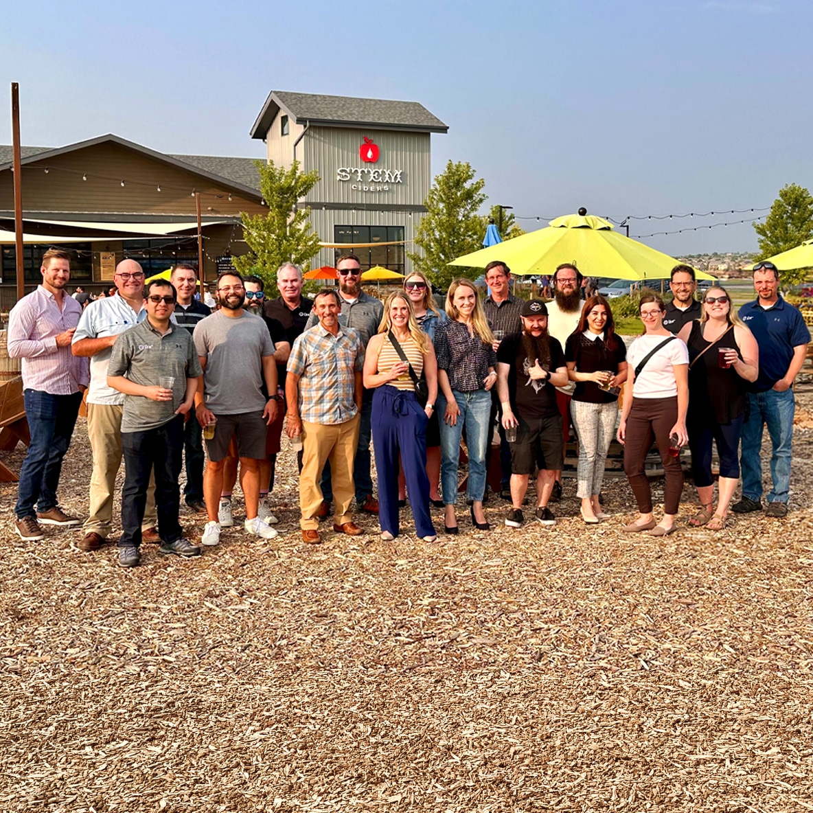 The IKE team out at a social event.
